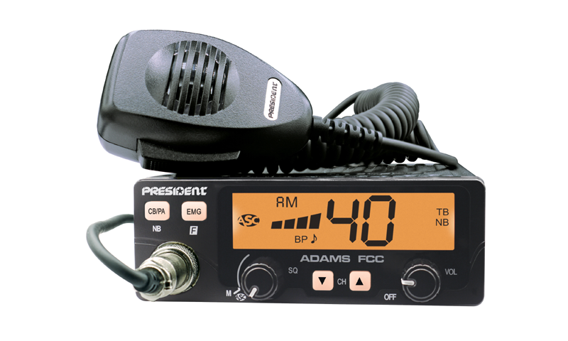 NOS President Teddy R 40 Channel AM Mobile CB Radio - Canada